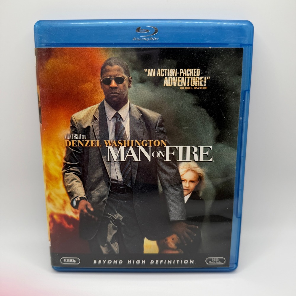 Man on Fire Blu-ray Denzel Washington Dakota Fanning Action Movie 1080p HD